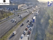 VÍDEO | Caos a l’AP-7 a tocar de Mollet: un vehicle avariat provoca cues des de Montornès