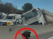 VÍDEO | Caos a l’AP-7 a tocar de Mollet: accident a Santa Perpètua provoca cues quilomètriques