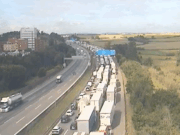Matí caòtic a l’AP-7: un accident a Santa Perpètua deixa 4 km de cua des de Mollet
